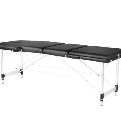 Table De Massage Confort Noire En 3 Sections