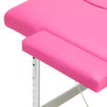 Table De Massage Pliante En Aluminium Activ Fizjo Confort 2 Segments Rose 5