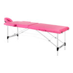 Table De Massage Pliante En Aluminium Activ Fizjo Confort 2 Segments Rose