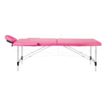 Table De Massage Pliante En Aluminium Activ Fizjo Confort 2 Segments Rose 1