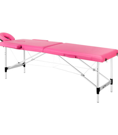 Table De Massage Pliante En Aluminium Activ Fizjo Confort 2 Segments Rose