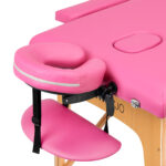 Table De Massage Pliante En Bois Activ Fizjo Confort 2 Segments Rose 2