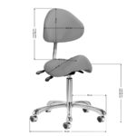 Tabouret Cosmétique 1004 Giovanni Gris 8