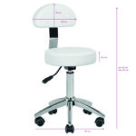 Tabouret Cosmétique Am-304 Blanc 4