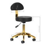 Tabouret Cosmétique Am-304G Noir 6