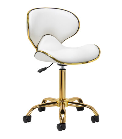Tabouret Cosmétique Gabbiano Q-4599G Blanc