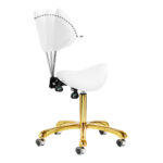 Tabouret Cosmétique Giovanni 1004 Or Blanc 9