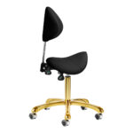 Tabouret Cosmétique Giovanni 1004 Or Noir 1