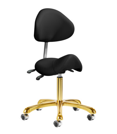 Tabouret Cosmétique Giovanni 1004 Or Noir