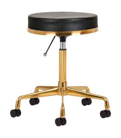 Tabouret Cosmétique H4 Doré Noir