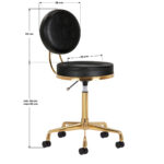 Tabouret Cosmétique H5 Or Noir 5