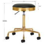 Tabouret Cosmétique H7 Or Noir 2