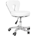 Tabouret Cosmétique Pour Pédicure 9266 Blanc 1