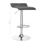 Tabouret De Bar Qs-B08 Gris 5