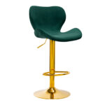 Tabouret De Bar Qs-B15 Vert Velours