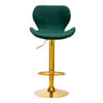 Tabouret De Bar Qs-B15 Vert Velours 2