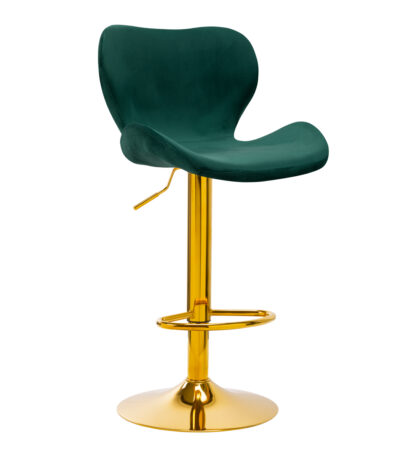 Tabouret De Bar Qs-B15 Vert Velours