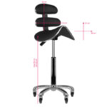 Tabouret De Maquillage Haut Noir Roll Speed ​​Am-880 5