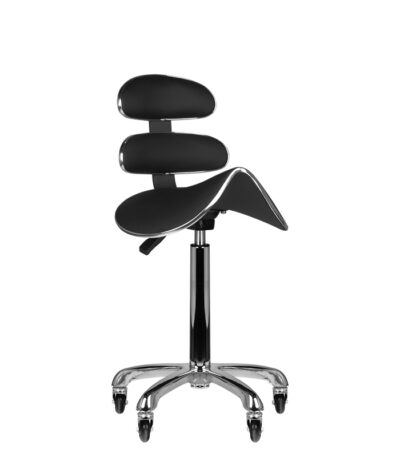 Tabouret De Maquillage Haut Noir Roll Speed ​​Am-880