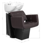 Unité De Lavage De Coiffure Brune De Gabbiano Helsinki 9