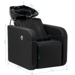 Unité De Lavage De Coiffure Gabbiano Sylvia Black 19