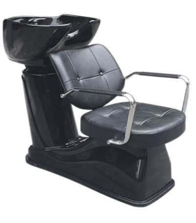 Unité De Lavage De Coiffure Noire Gabbiano Vigo