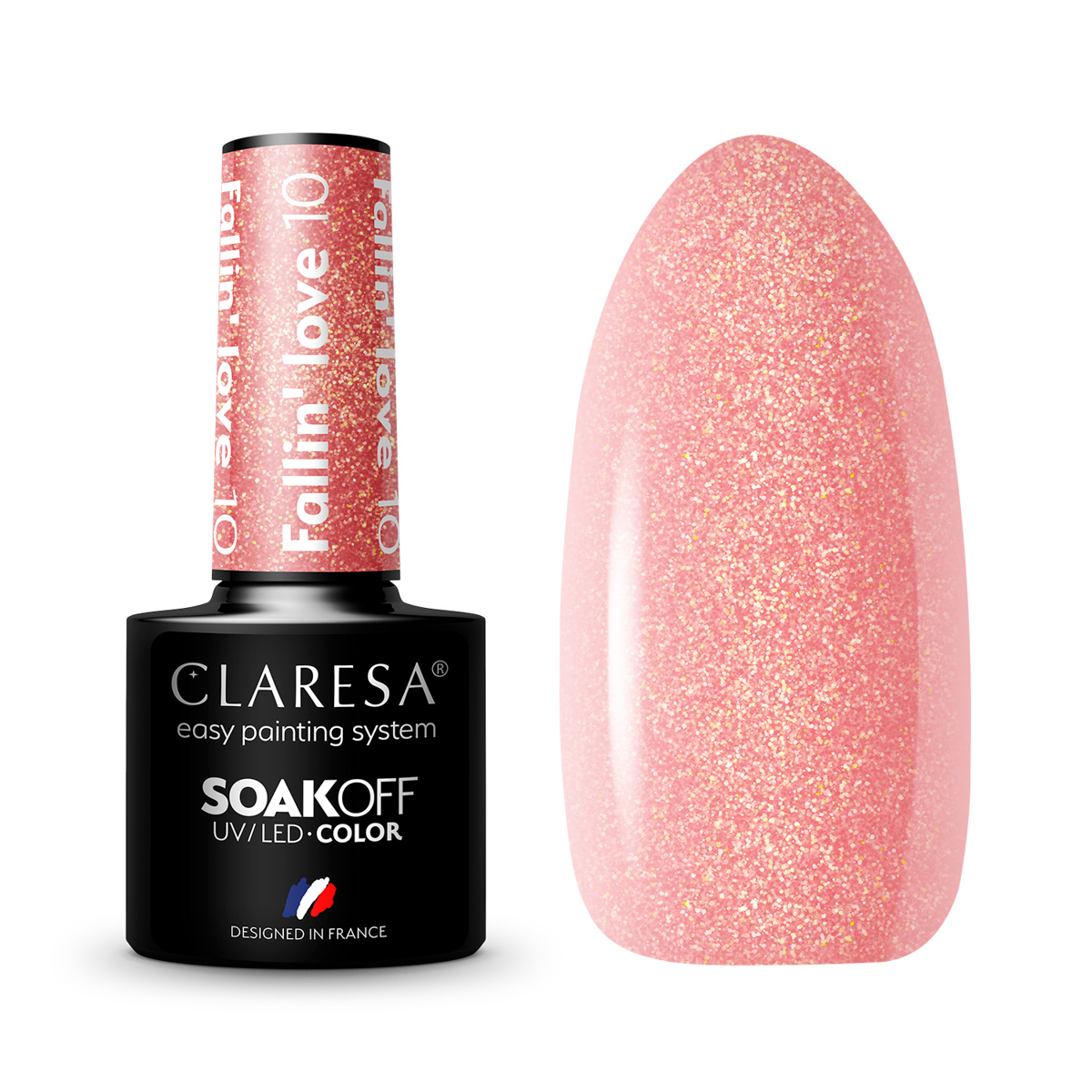Vernis À Ongles Hybride Claresa Fallin "Love 10 Vernis À Ongles Hybride Claresa Fallin "Love 10