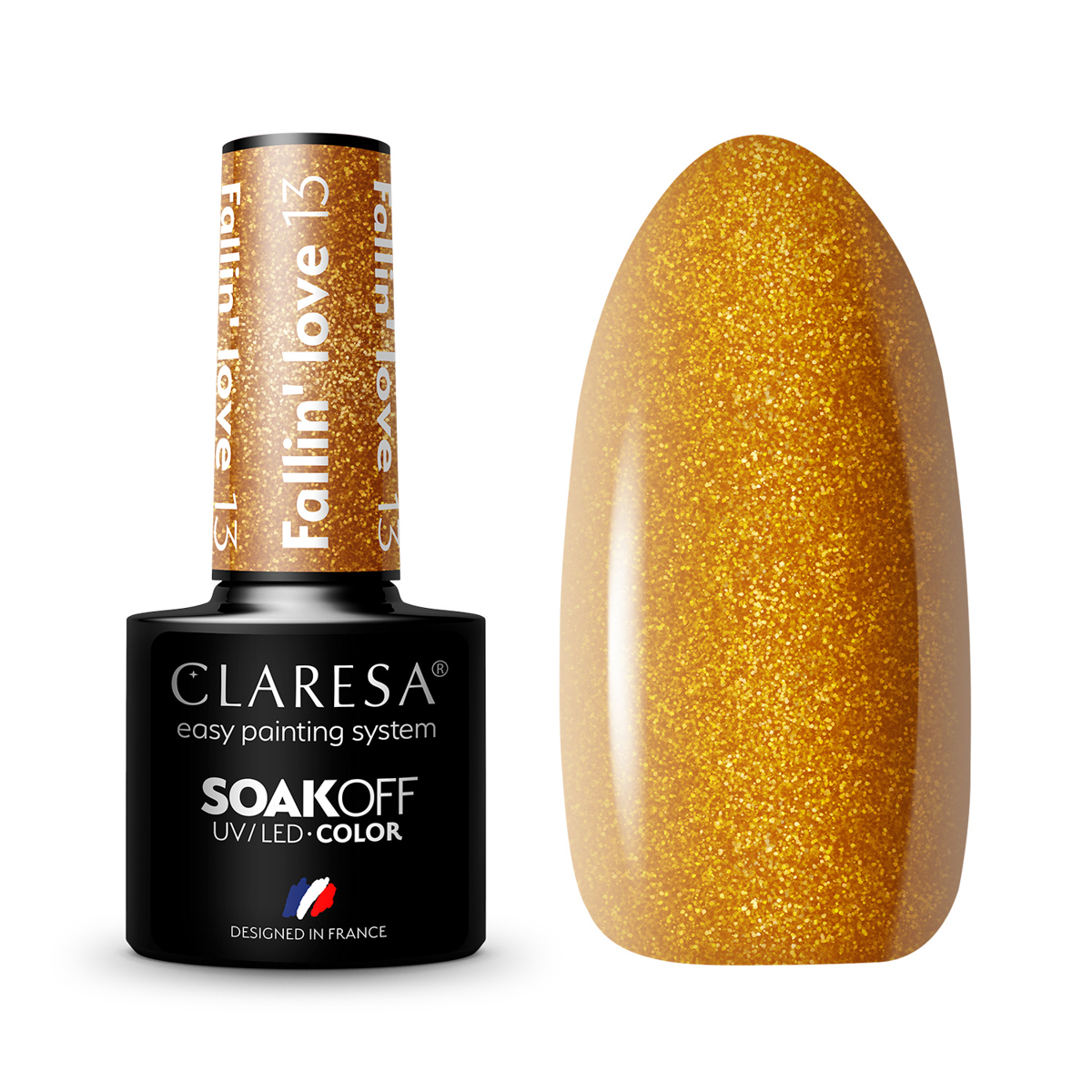 Vernis À Ongles Hybride Claresa Fallin "Love 13 - 5 G Vernis À Ongles Hybride Claresa Fallin "Love 13 - 5 G