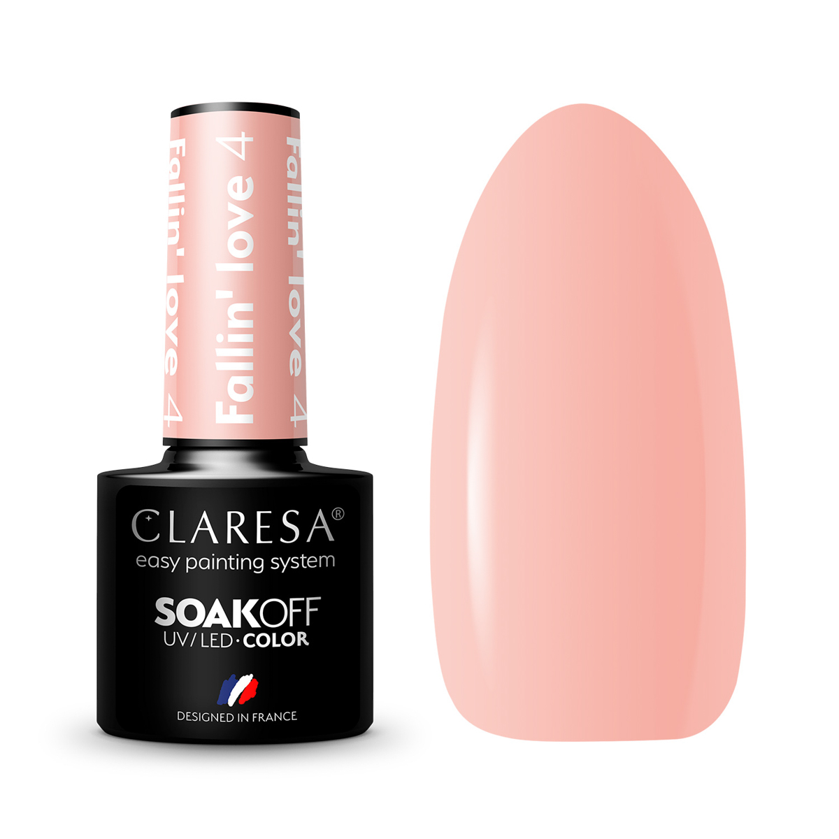 Vernis À Ongles Hybride Claresa Fallin "Love" 4 - 5 G Vernis À Ongles Hybride Claresa Fallin "Love" 4 - 5 G
