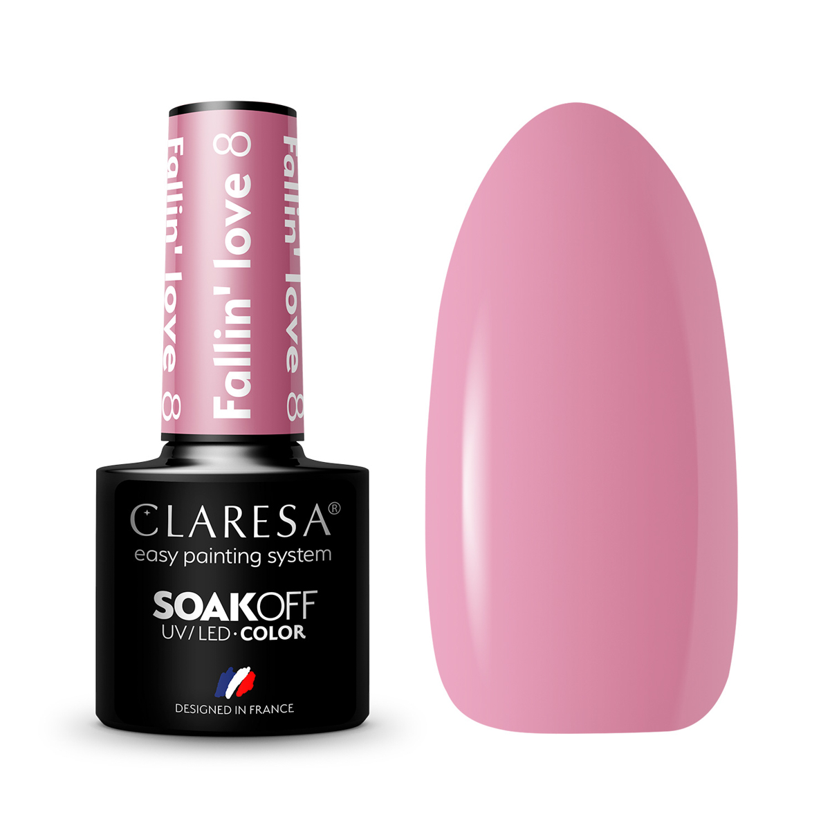 Vernis À Ongles Hybride Claresa Fallin "Love" 8 - 5 G Vernis À Ongles Hybride Claresa Fallin "Love" 8 - 5 G