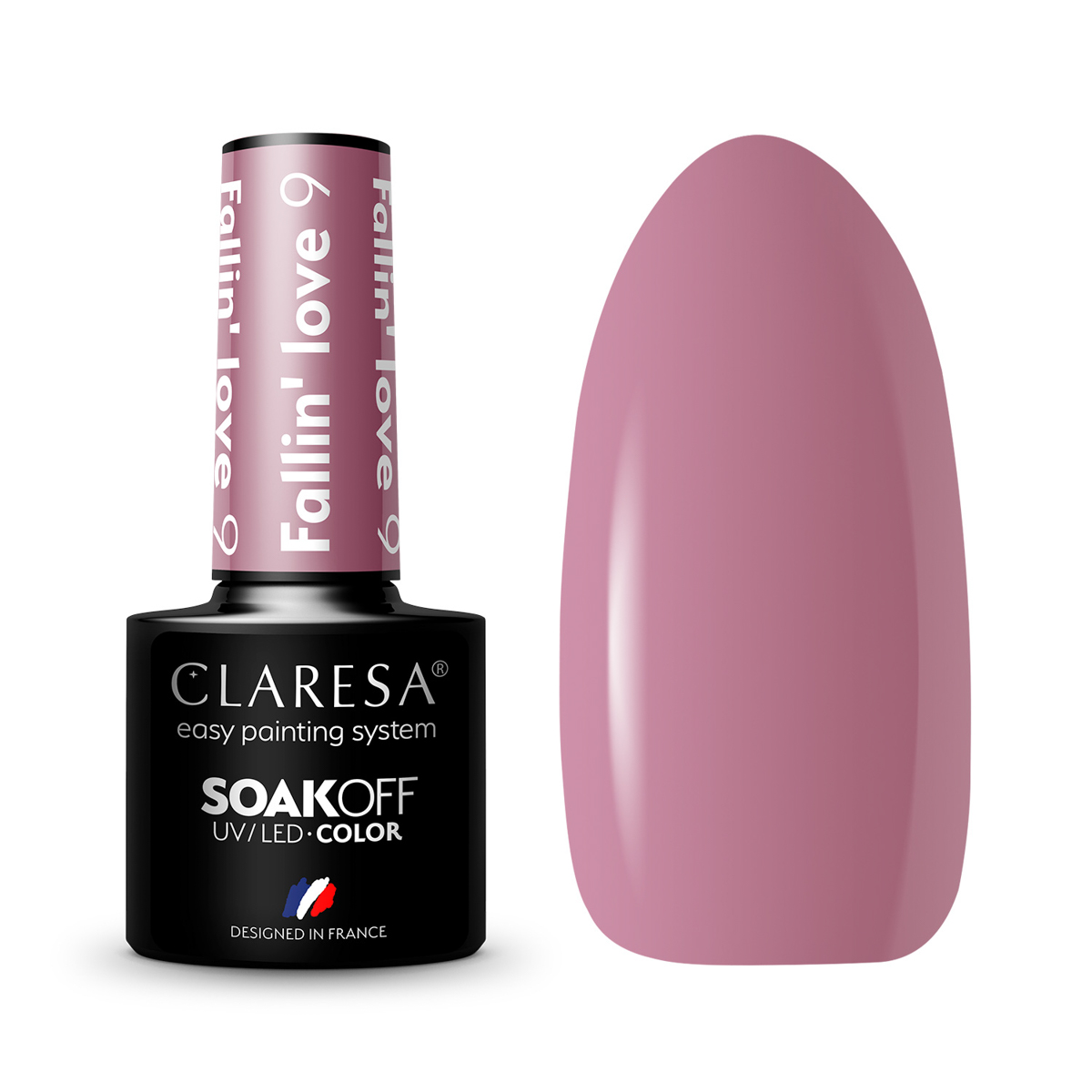 Vernis À Ongles Hybride Claresa Fallin "Love" 9 - 5 G Vernis À Ongles Hybride Claresa Fallin "Love" 9 - 5 G
