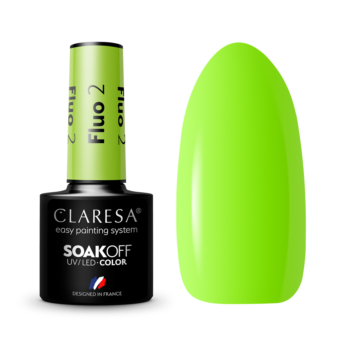 Vernis À Ongles Hybride Claresa Fluo 2 - 5 G Vernis À Ongles Hybride Claresa Fluo 2 - 5 G