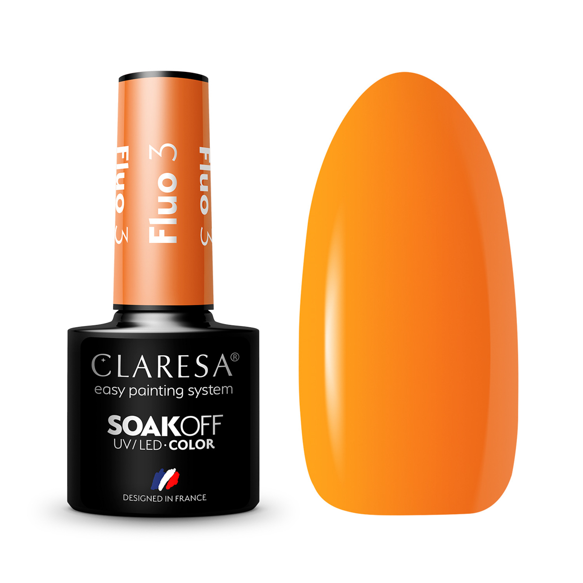 Vernis À Ongles Hybride Claresa Fluo 3 - 5 G Vernis À Ongles Hybride Claresa Fluo 3 - 5 G