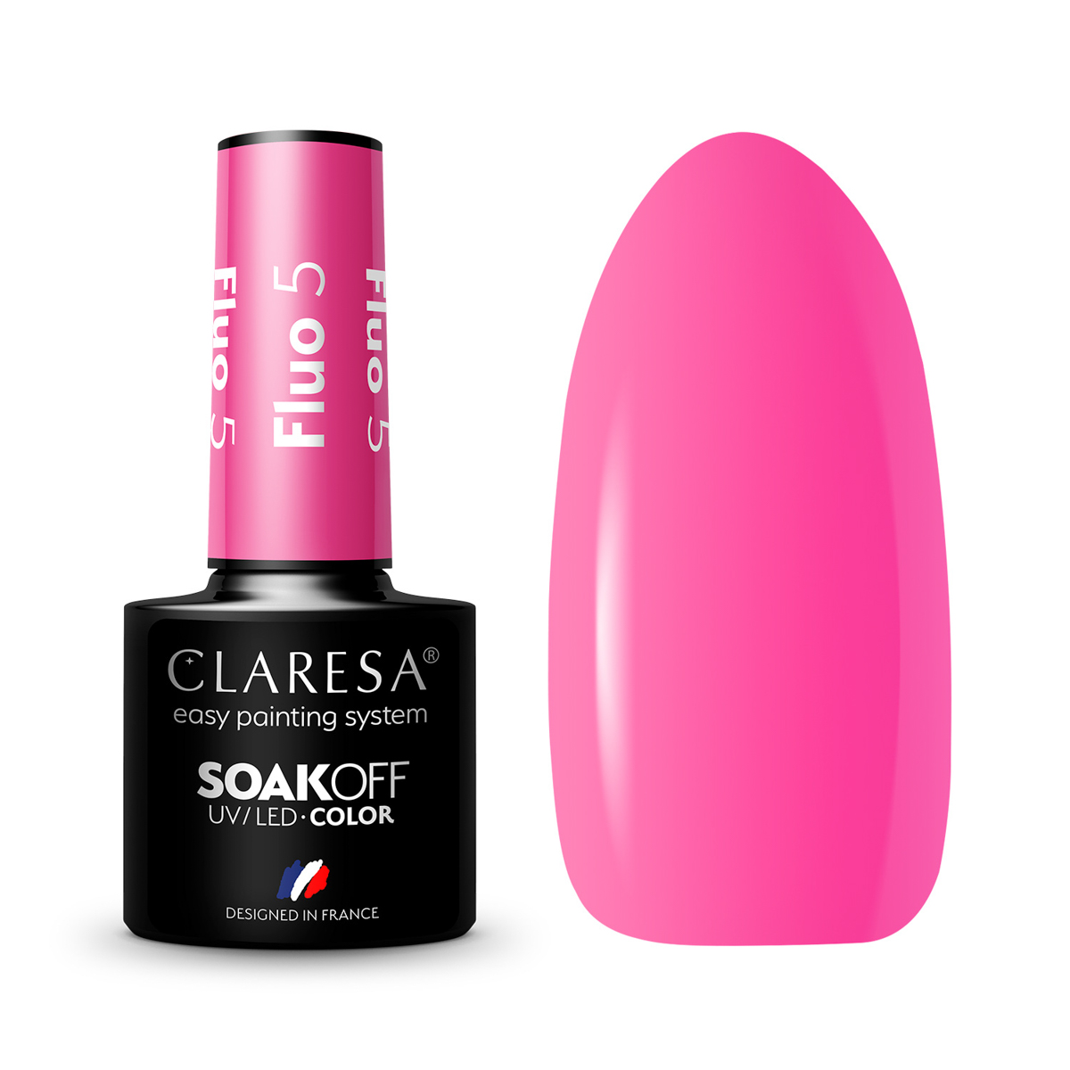 Vernis À Ongles Hybride Claresa Fluo 5 - 5 G Vernis À Ongles Hybride Claresa Fluo 5 - 5 G