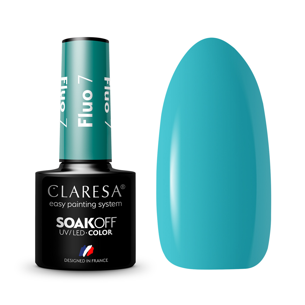 Vernis À Ongles Hybride Claresa Fluo 7 - 5 G Vernis À Ongles Hybride Claresa Fluo 7 - 5 G