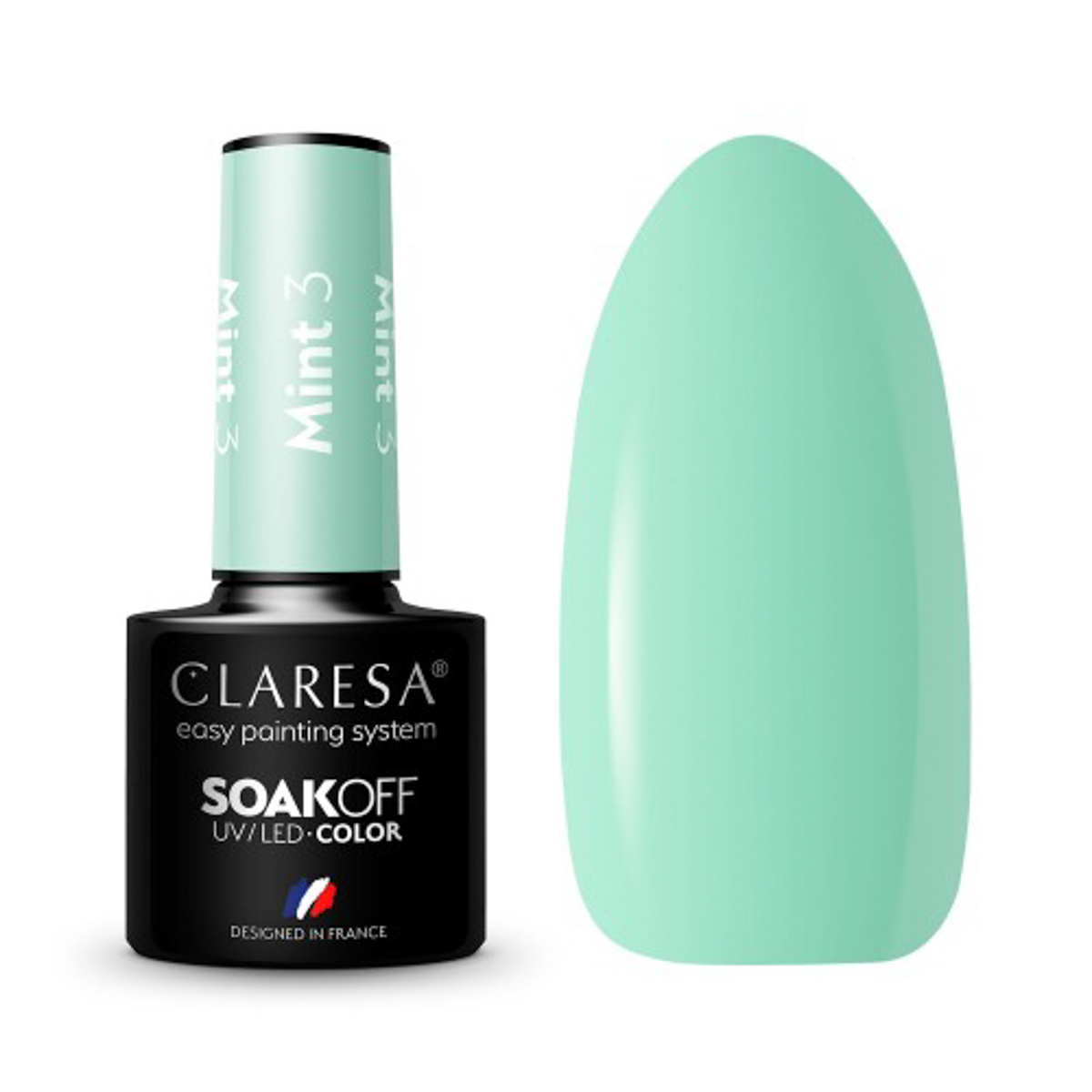 Vernis À Ongles Hybride Claresa Menthe 3-5 G Vernis À Ongles Hybride Claresa Menthe 3-5 G