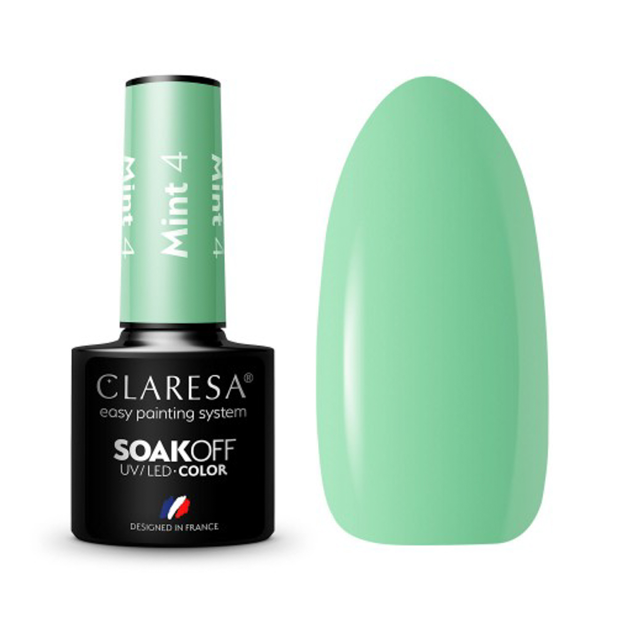 Vernis À Ongles Hybride Claresa Menthe 4-5 G Vernis À Ongles Hybride Claresa Menthe 4-5 G