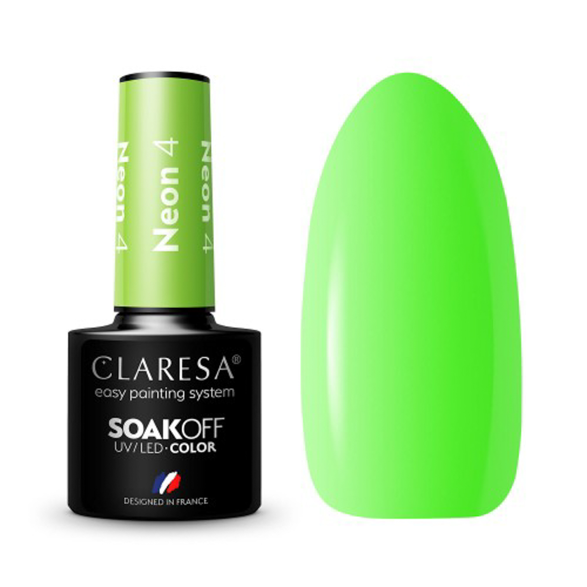 Vernis À Ongles Hybride Claresa Neon 4-5G Vernis À Ongles Hybride Claresa Neon 4-5G