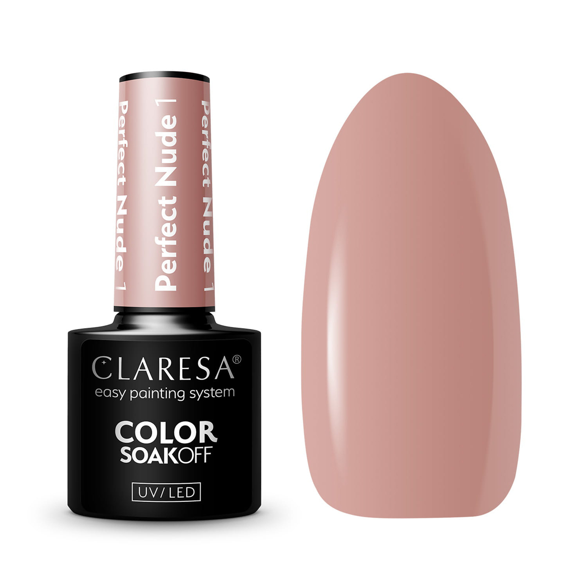 Vernis À Ongles Hybride Claresa Perfect Nude 1 - 5 G Vernis À Ongles Hybride Claresa Perfect Nude 1 - 5 G
