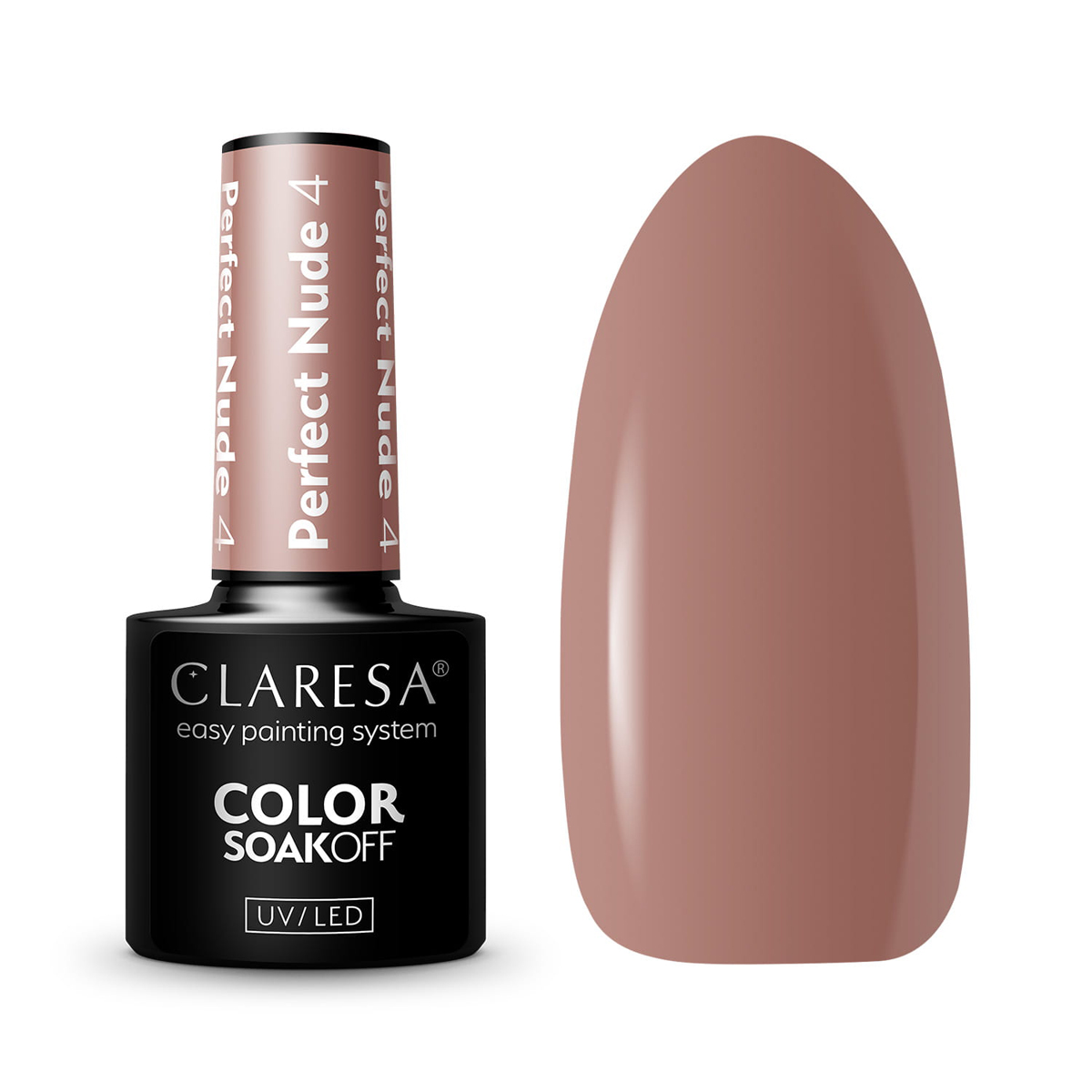 Vernis À Ongles Hybride Claresa Perfect Nude 4-5G Vernis À Ongles Hybride Claresa Perfect Nude 4-5G