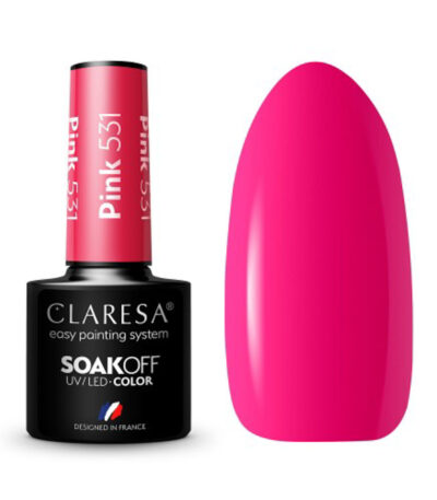 Vernis À Ongles Hybride Claresa Rose 531 - 5 G
