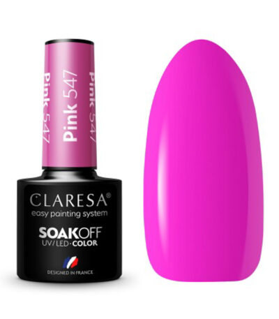 Vernis À Ongles Hybride Claresa Rose 547 - 5 G