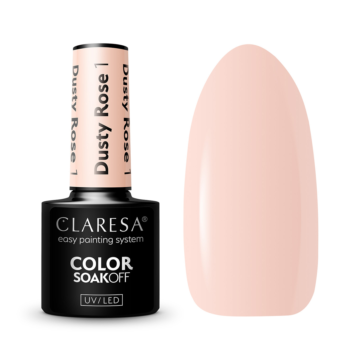 Vernis À Ongles Hybride Claresa Rose Poudre 1 Vernis À Ongles Hybride Claresa Rose Poudre 1
