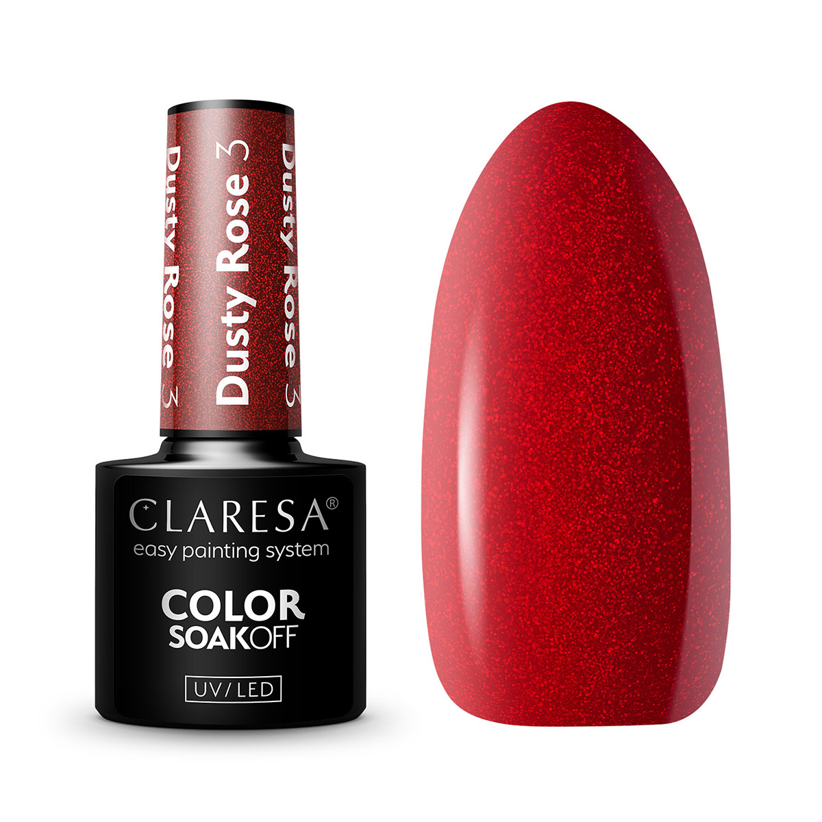 Vernis À Ongles Hybride Claresa Rose Poudre 3-5 G Vernis À Ongles Hybride Claresa Rose Poudre 3-5 G