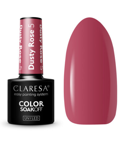 Vernis À Ongles Hybride Claresa Rose Poudre 5 - 5 G