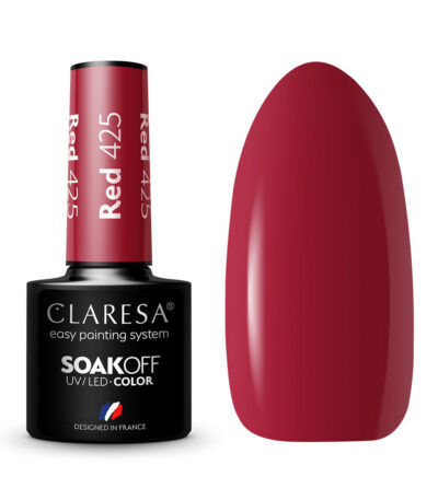 Vernis À Ongles Hybride Claresa Rouge 425 - 5 G