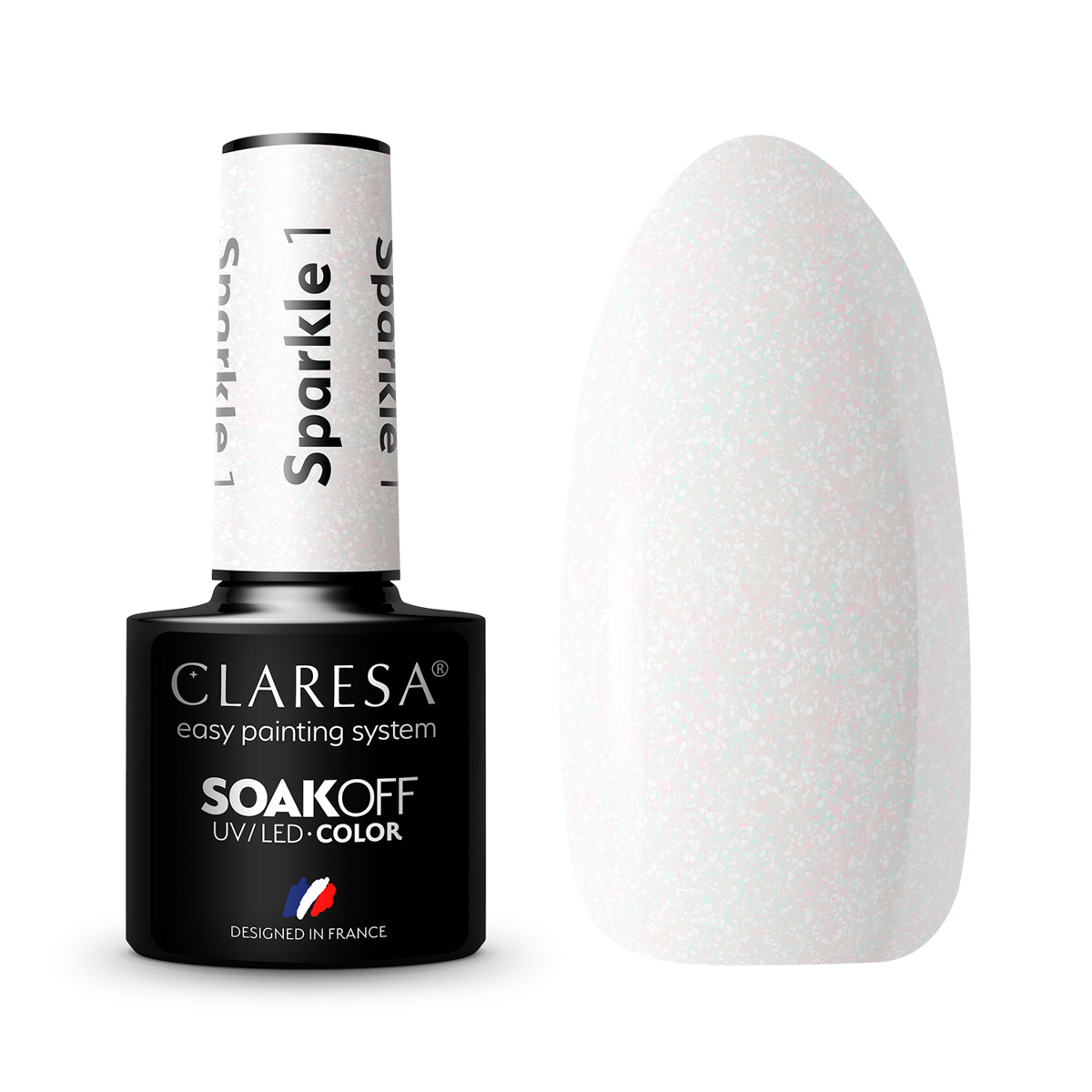 Vernis À Ongles Hybride Claresa Sparkle 1 - 5 G Vernis À Ongles Hybride Claresa Sparkle 1 - 5 G