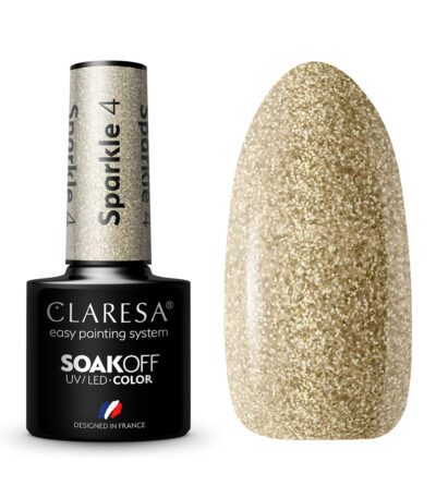 Vernis À Ongles Hybride Claresa Sparkle 4-5G