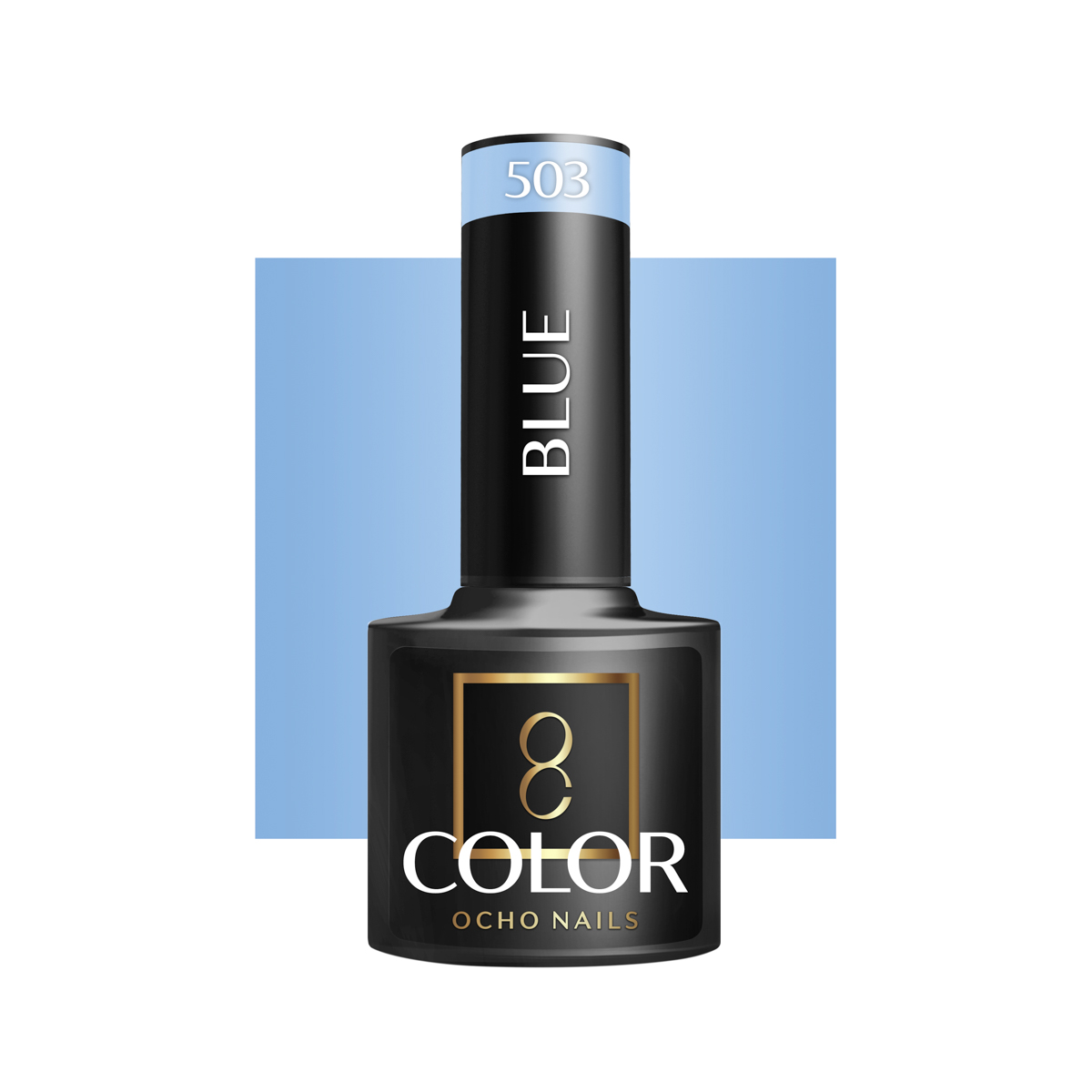 Vernis À Ongles Hybride Ocho Nails Bleu 503 - 5 G Vernis À Ongles Hybride Ocho Nails Bleu 503 - 5 G