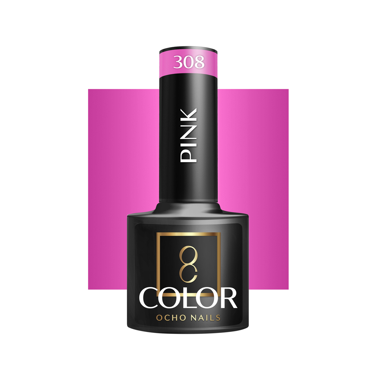 Vernis À Ongles Hybride Ocho Nails Rose 308 - 5 G Vernis À Ongles Hybride Ocho Nails Rose 308 - 5 G
